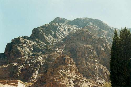 Mt. Sinai from Katharina Monastery