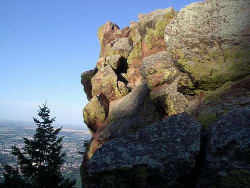 Boulder below 2nd Flatiron