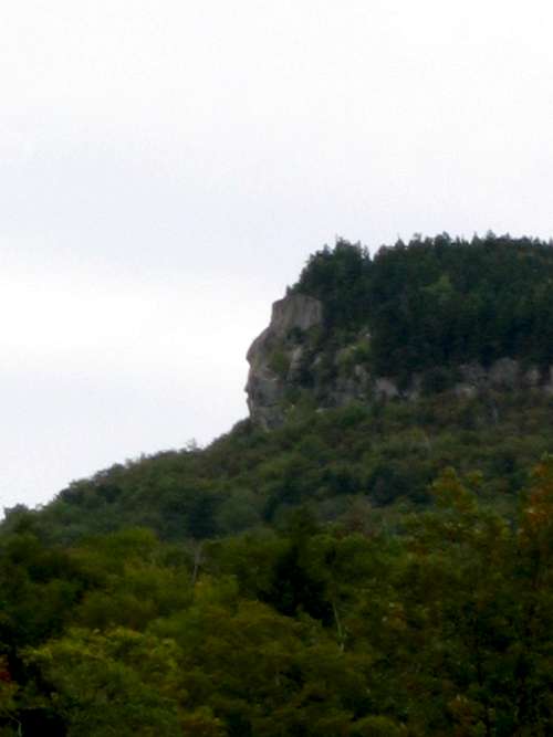 The Indian Head on Mt, Pemigewasset