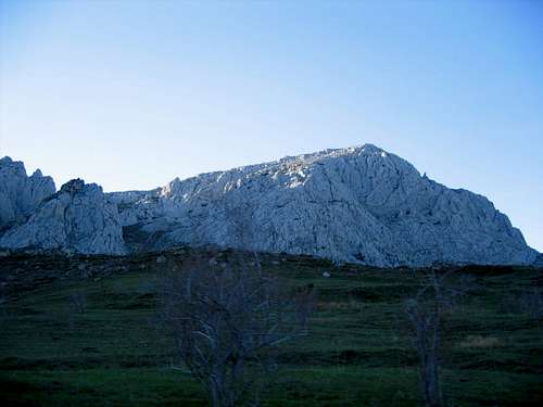 South face of Barragana peak