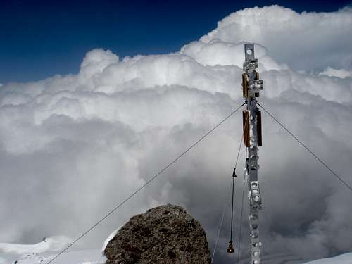 Summit cross of Elbrus west summit