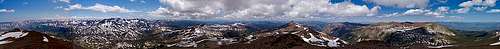 Sonora Peak summit panorama