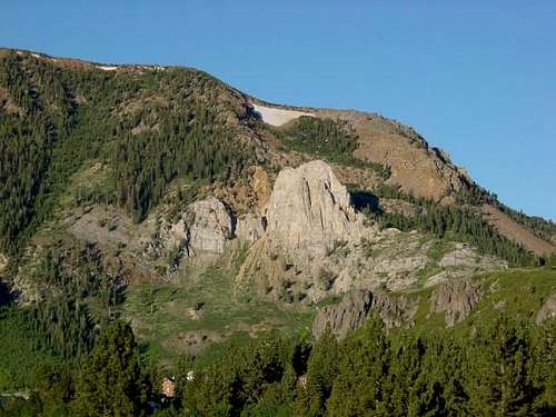 View of Mammoth Rock from...