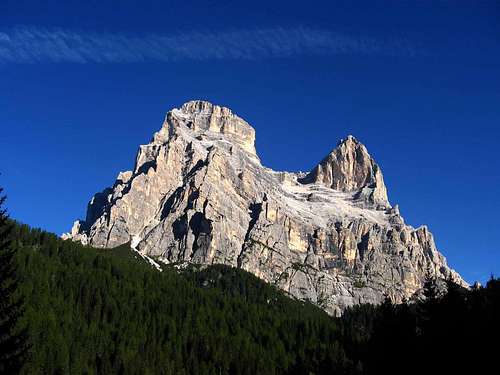 Monte Pelmo seen from Zoppe' di Cadore