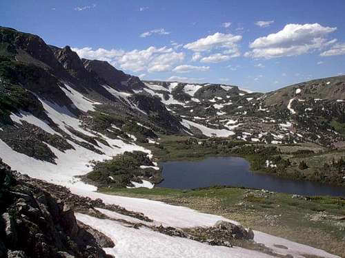  View of Bench Lake from the...