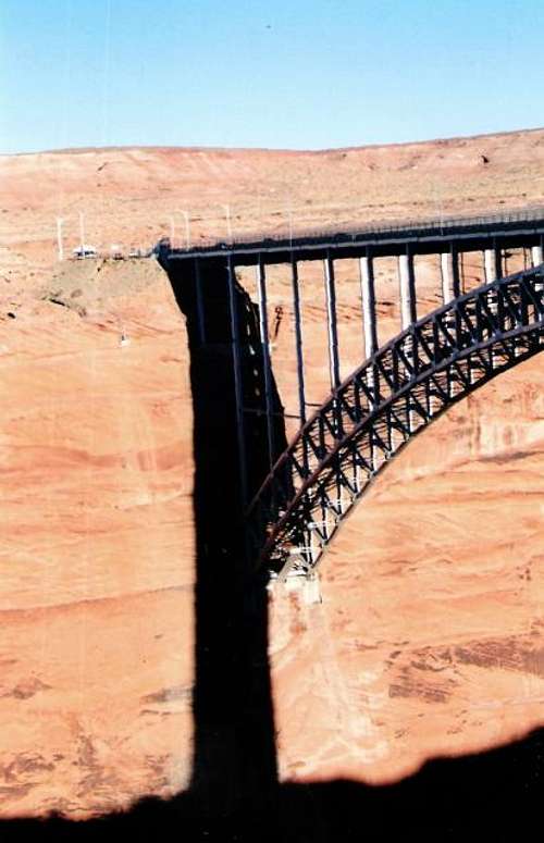 The Hwy bridge across the mouth of Glen Canyon
