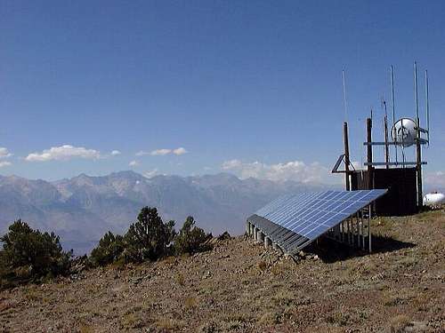 Solar Panels on Mazourka Peak