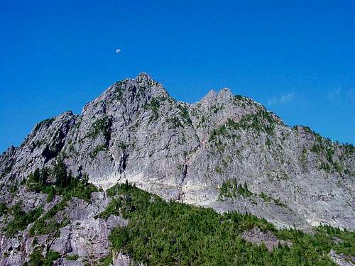 Sperry Peak And The Moon