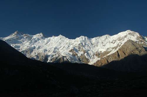 Nanga Parbat massif from Nanga Parbat base camp