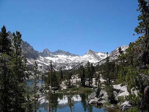  Mount Thompson (center) and...