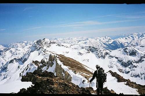 Descending Black Peak