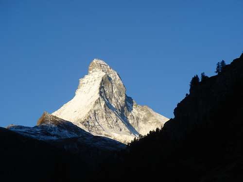 Matterhorn during sunrise