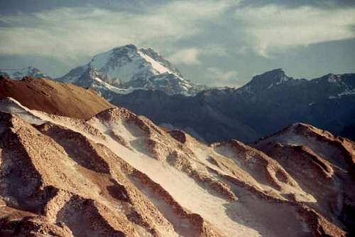 The east face of Aconcagua...