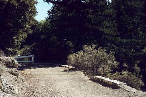 Eaton Saddle Trailhead Gate, San Gabriel Mountains