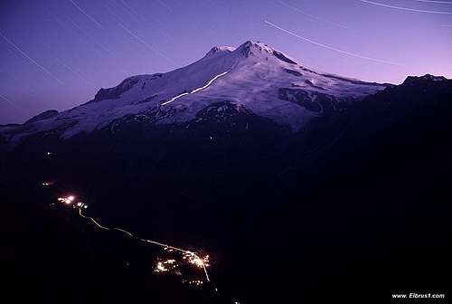 Night over Elbrus