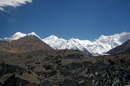 Malanguti Glacier from the Shimshal Jeep track