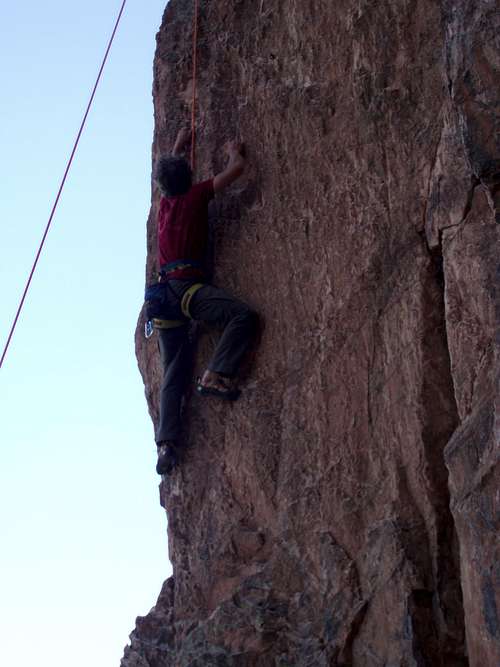 Climbing with Crimpers