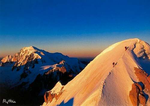 Mont Blanc & Aiguille Verte
