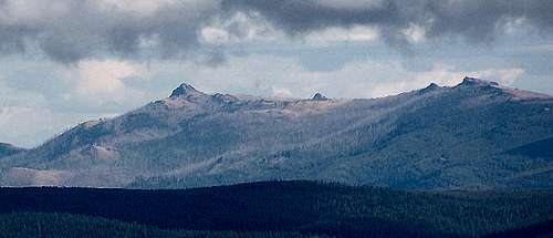 Monument Rock Wilderness as seen from Dixie Butte