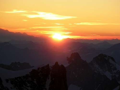 Sunrise from Mont Maudit