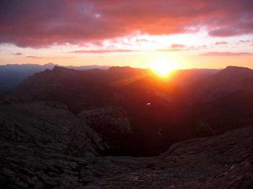 Sunrise over the sierras