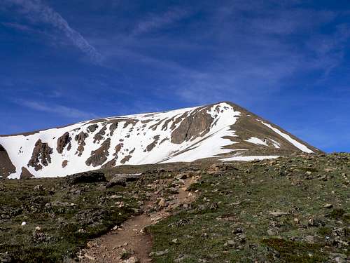 Mt. Elbert in early June