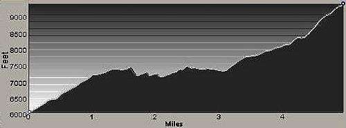 Profile of Bare Peak Route
