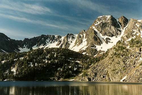 Pine Creek Lake and Black Mountain