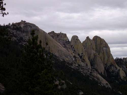 The Needles from Needle Rock Road