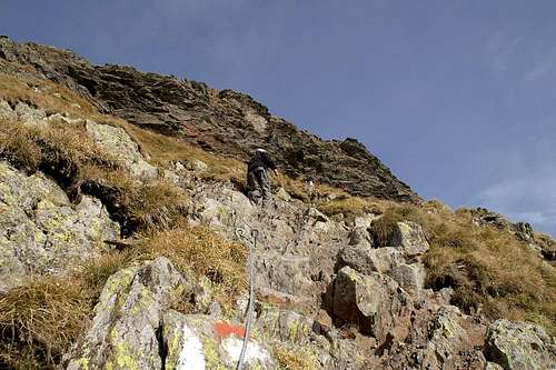 First steps on the ferrata