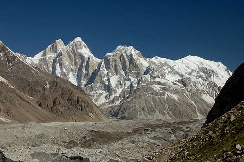 South Faces of the Pumari Chhish massif