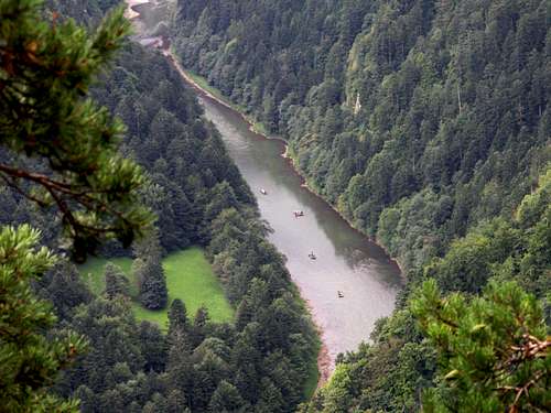 The Dunajec river...