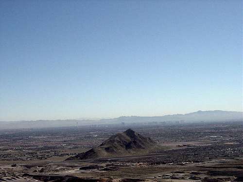 Lone Mountain and Las Vegas Strip