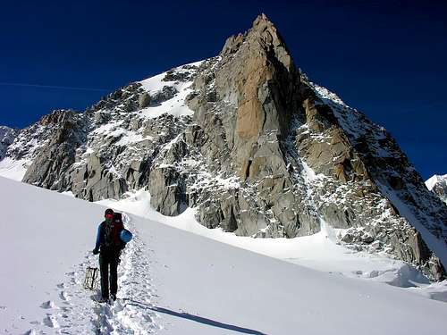 La cresta nord est della Tour Ronde (3792 m)