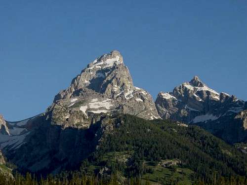 From the east, Grand Teton...