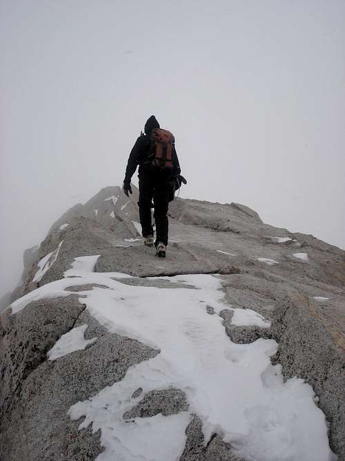 Traversing Summit Ridge