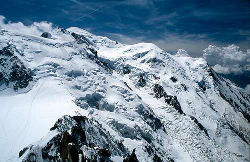Mont Blanc north side