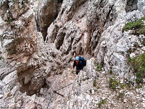 Climbing Monte Averau(2634m)