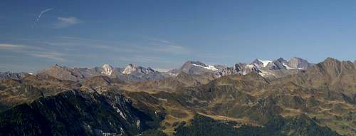 Summit view Roßkopf: Ötztal Alps