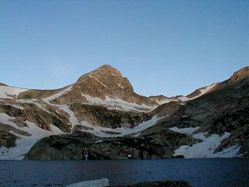 Mount Toll from Blue lake....