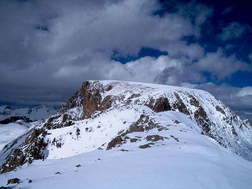 Snow Covered Summit Plateau