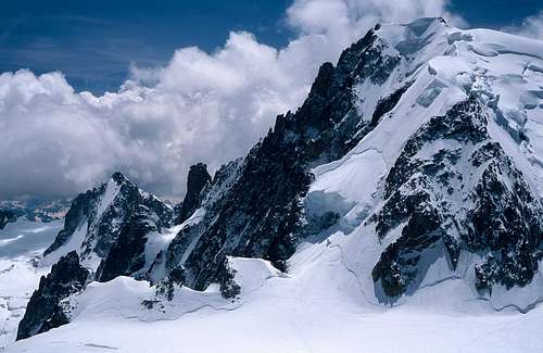 Mont Blanc du Tacul east side