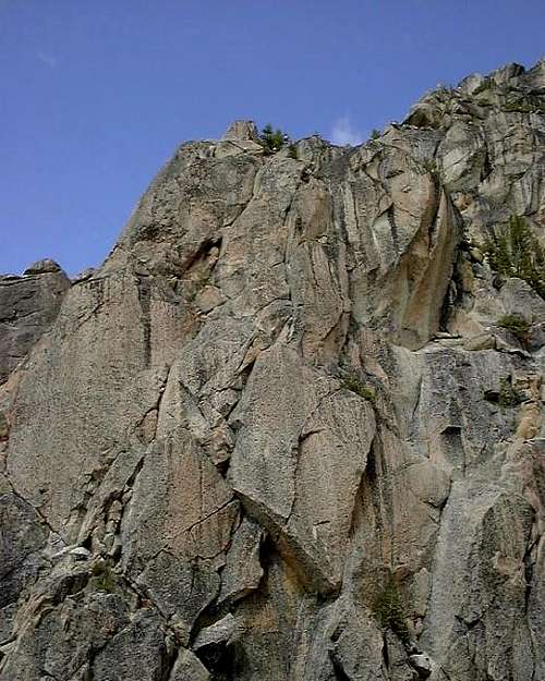 2 climbers at the belay...