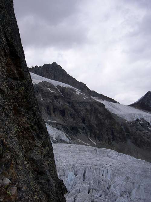 Seracs of the Tribolazione glacier