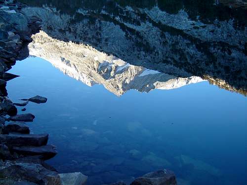 Reflection Bear Creek Spire in Long Lake