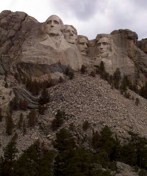 Mount Rushmore, Front