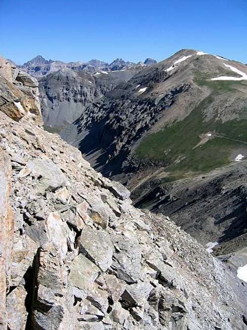Peak 13510 ft (Red Mtn Pass)