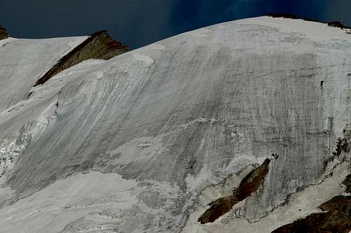 Alphubel: Rotgrat glacier