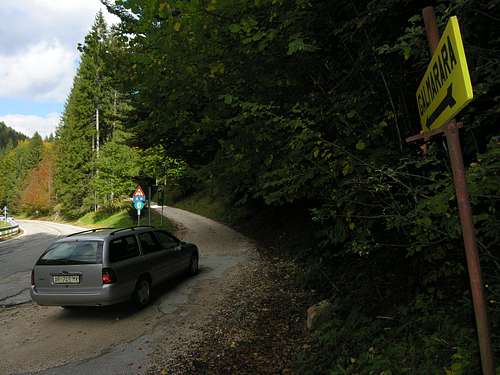 Cima Dodici from south: Val Galmarara road