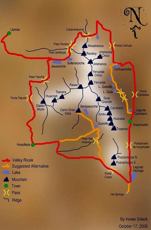 Huayhaush Map